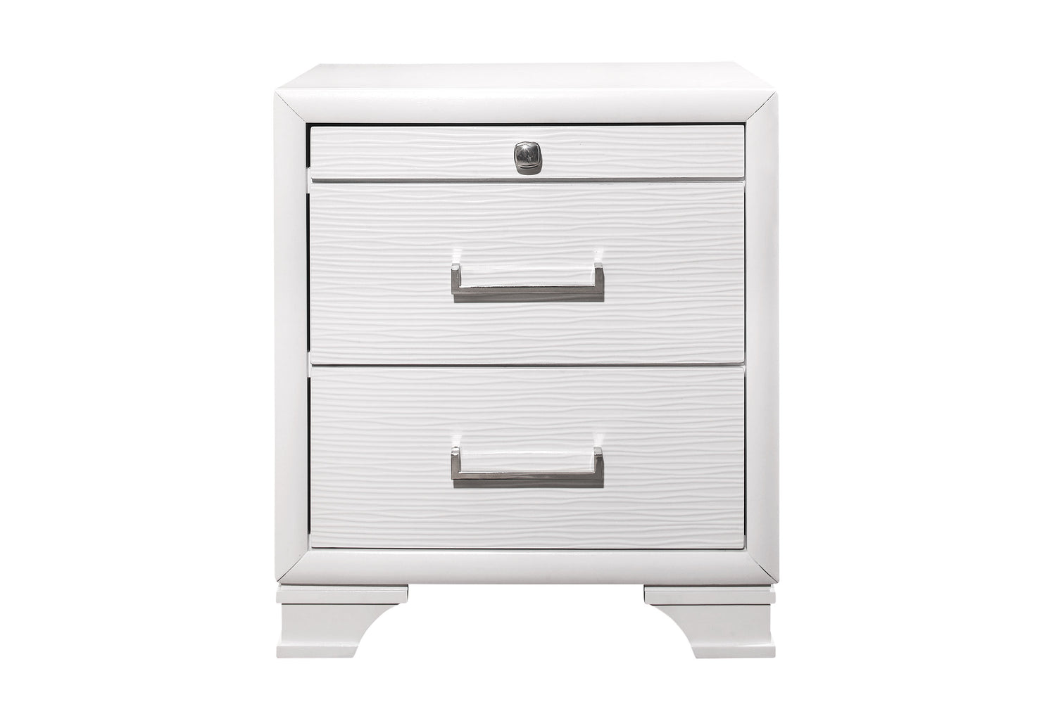 Jordyn White Nightstand | Global Furniture USA - Home Elegance USA