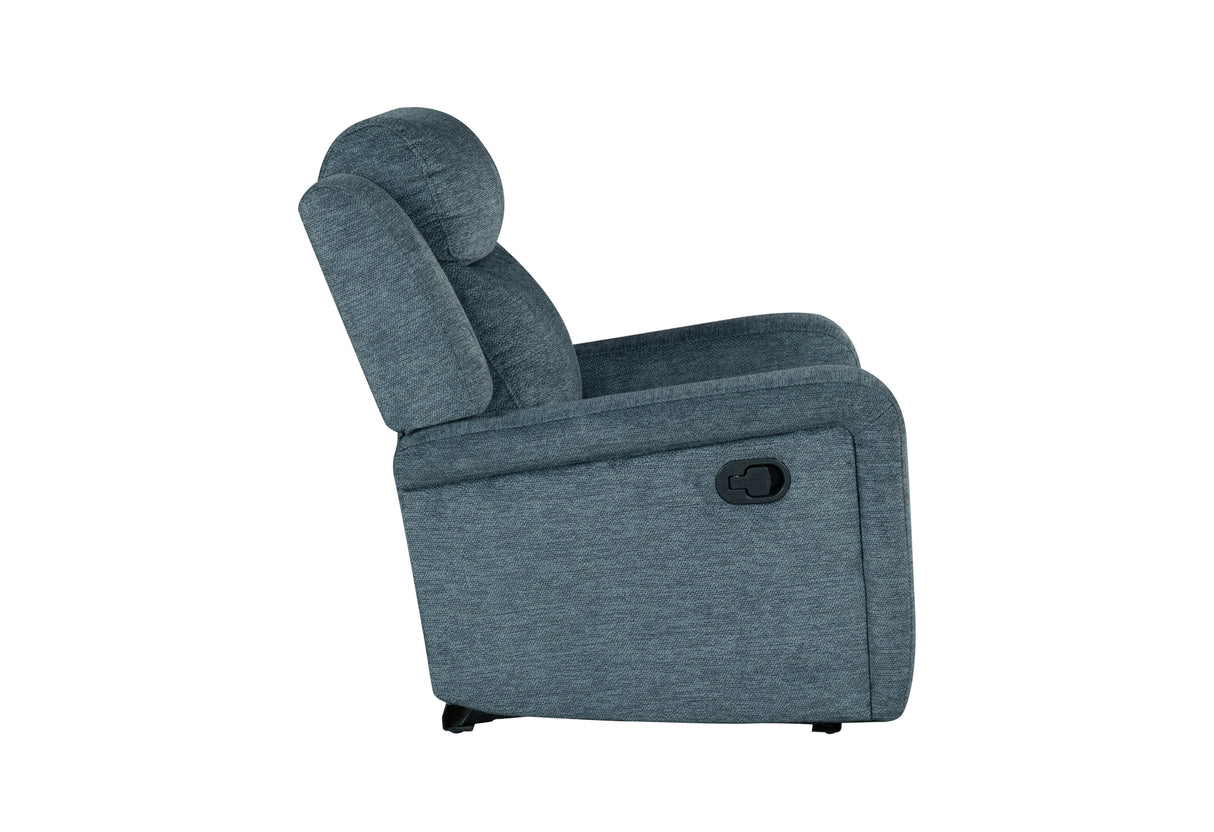 U6024 Dark Grey 9 Glider Recliner | Global Furniture USA