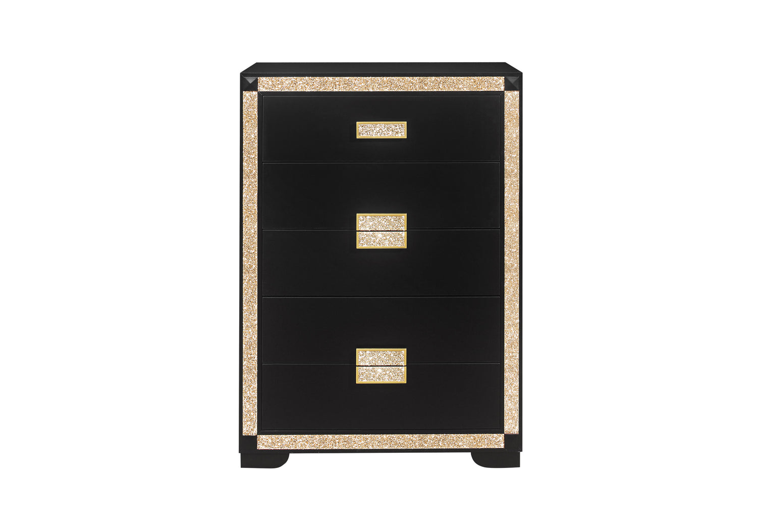 Blake Black/Gold Chest | Global - Home Elegance USA