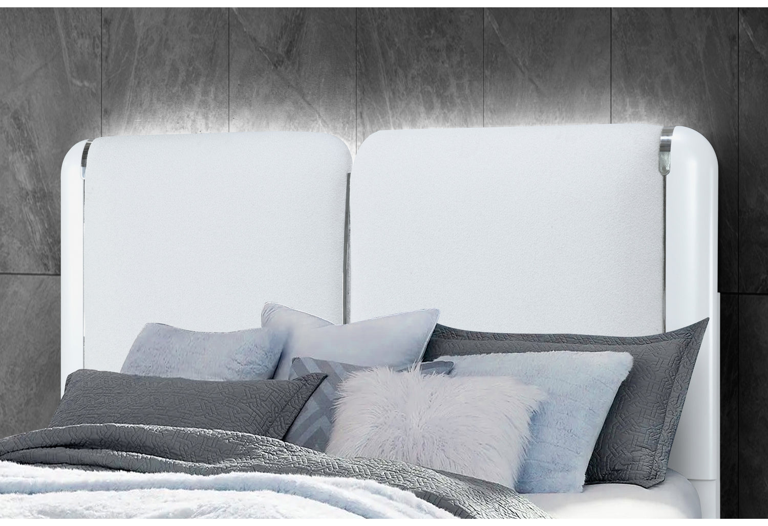Apollo Grey Queen Bed | Global - Home Elegance USA