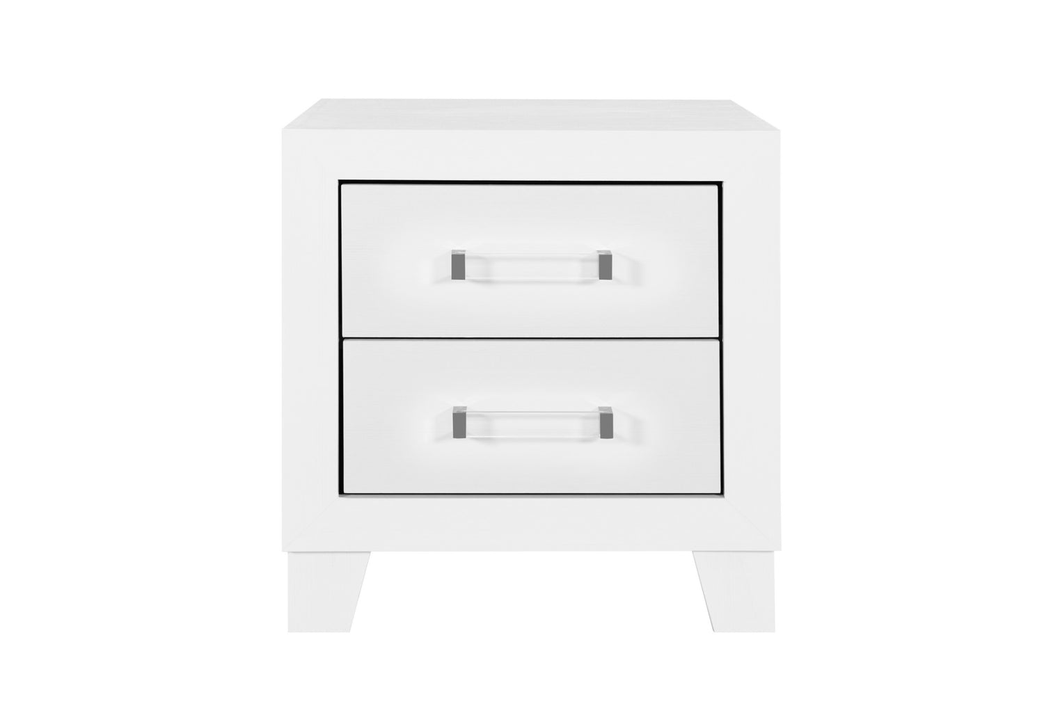 Luccia White Nightstand | Global Furniture USA - Home Elegance USA