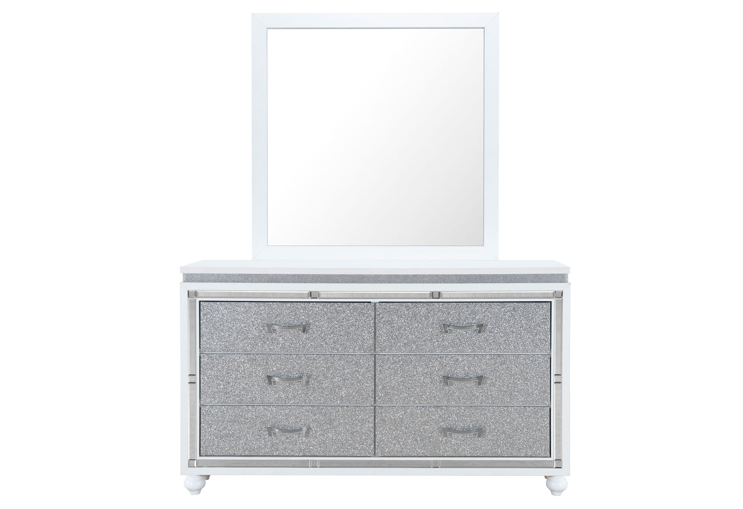 Collete White Dresser - Home Elegance USA