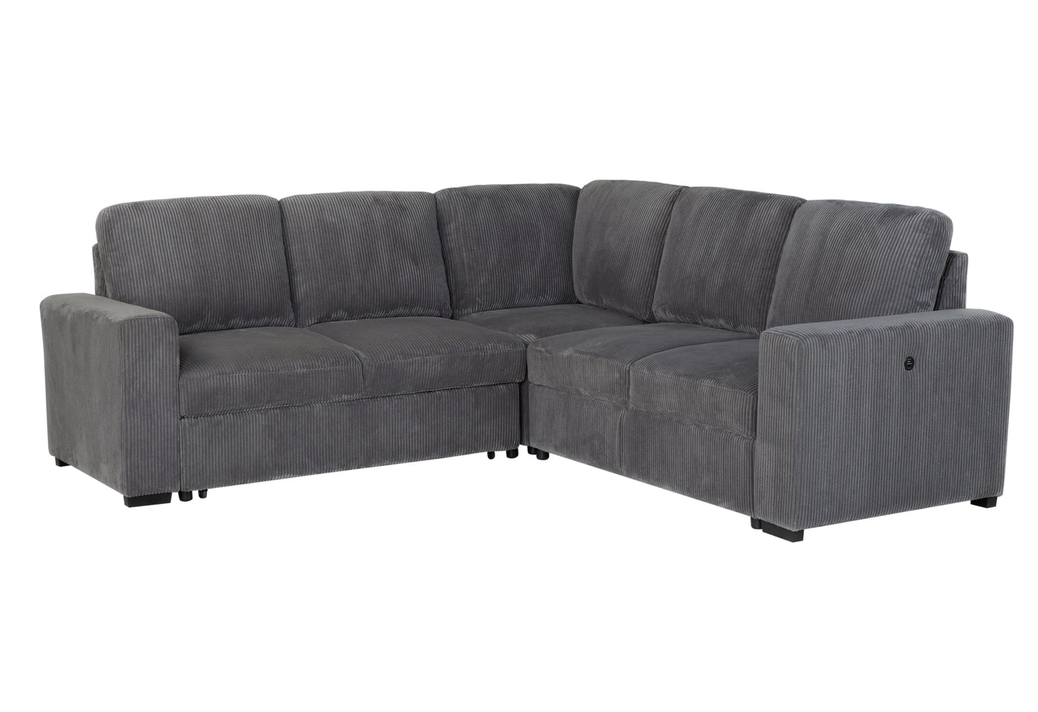 U2660 Grey Sectional W/O Chaise And W/O Pullout | Global Furniture USA