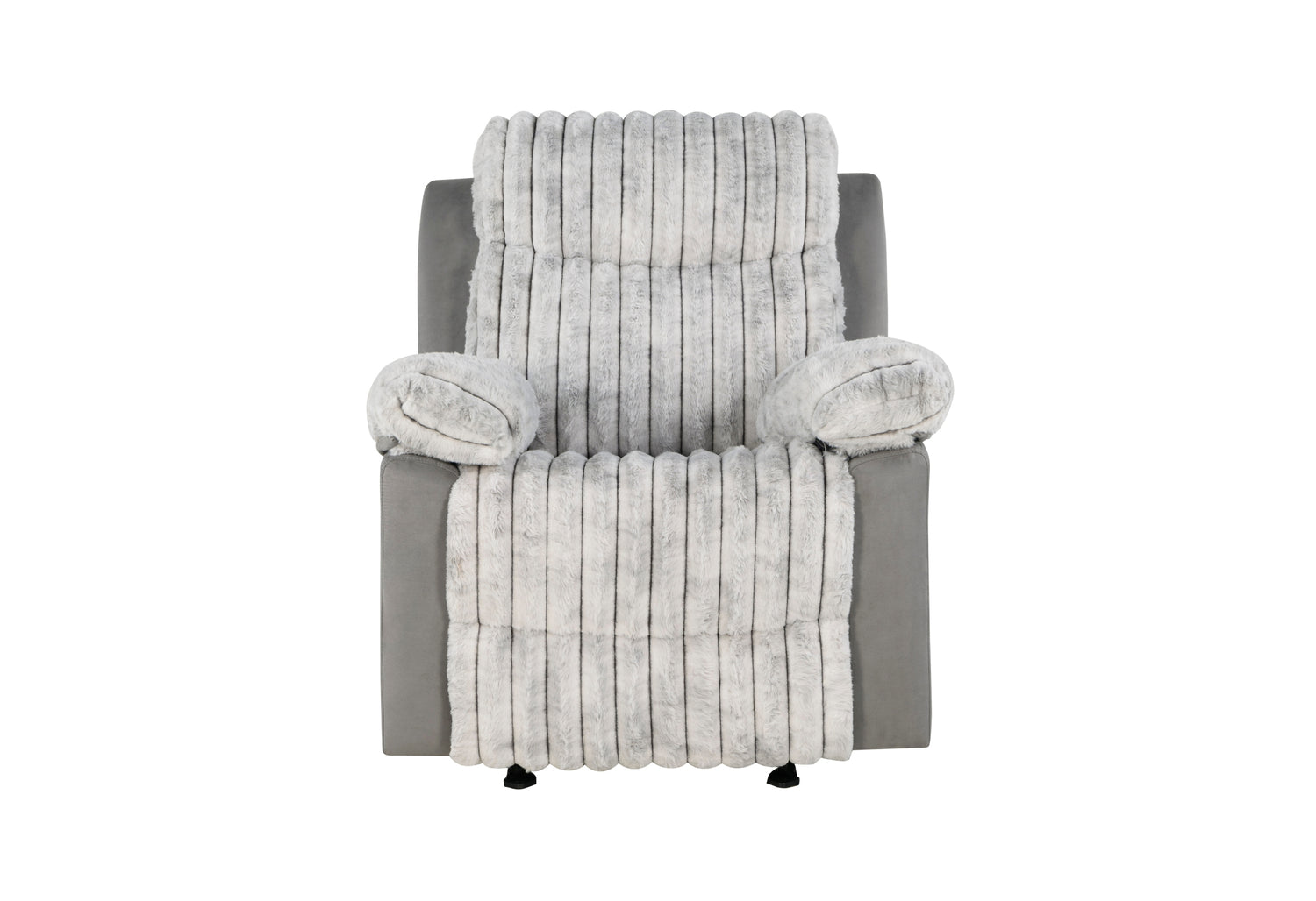 U6028 Grey Glider Recliner | Global Furniture USA