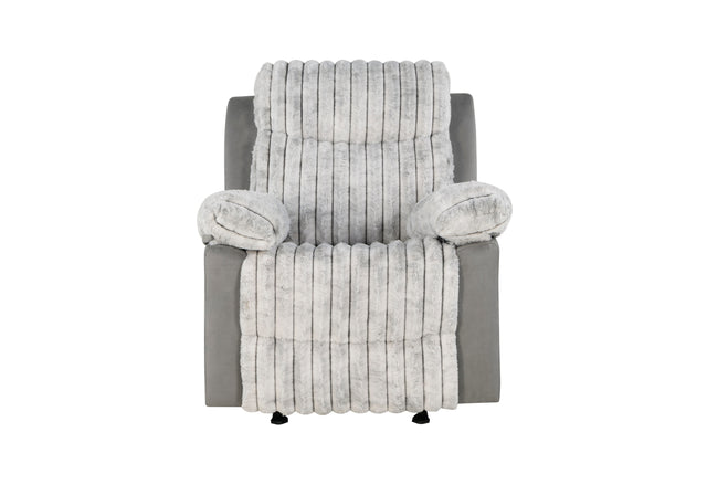 U6028 Grey Glider Recliner | Global Furniture USA