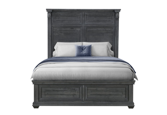 Tatum Grey Queen Bed Without Storage | Global