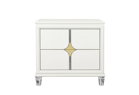 Orion Gold Nightstand | Global Furniture USA - Home Elegance USA