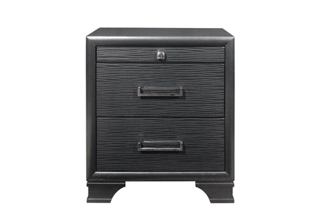 Jordyn Grey Nightstand | Global Furniture USA
