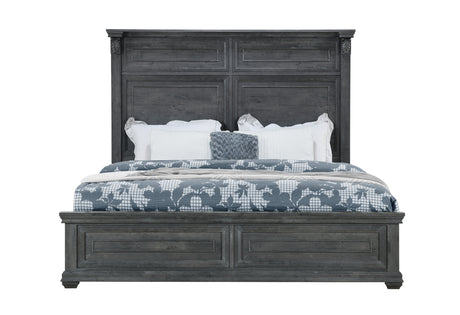 Tatum Grey King Bed Without Storage | Global