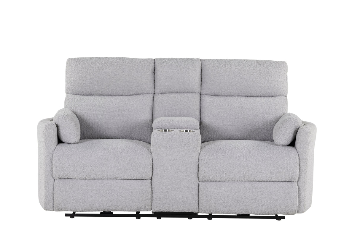 U8571 Dolphin Power Console Reclining Loveseat | Global Furniture USA