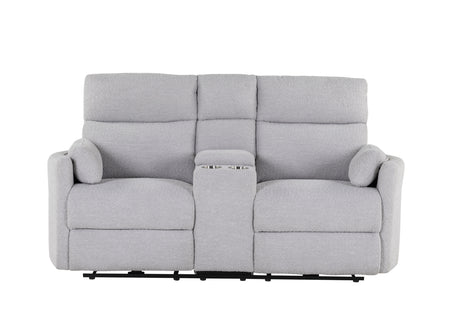 U8571 Dolphin Power Console Reclining Loveseat | Global Furniture USA