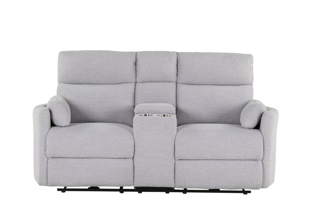 U8571 Dolphin Power Console Reclining Loveseat | Global Furniture USA