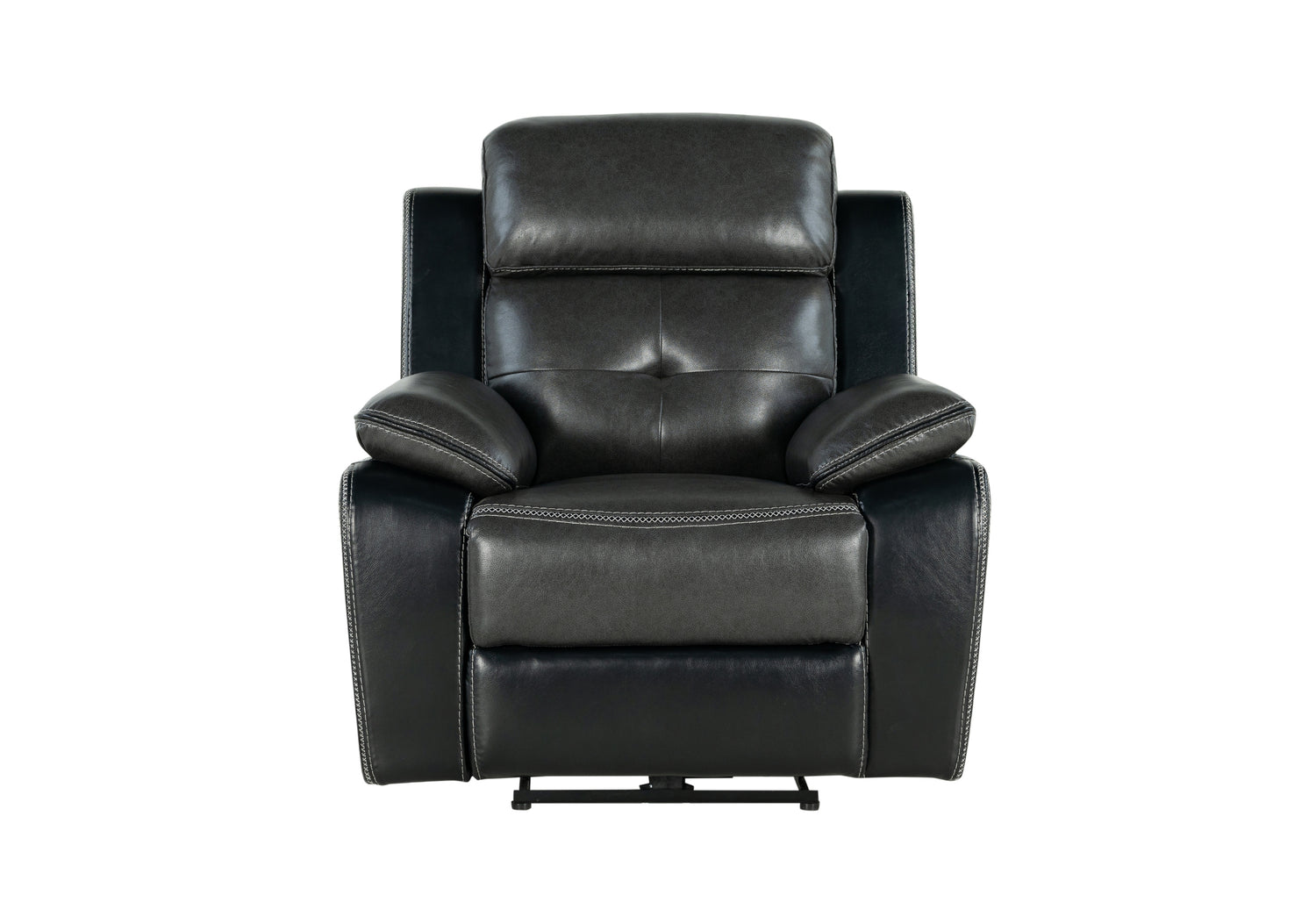 U5050 Blanche Charcoal/Black Power Recliner | Global Furniture USA