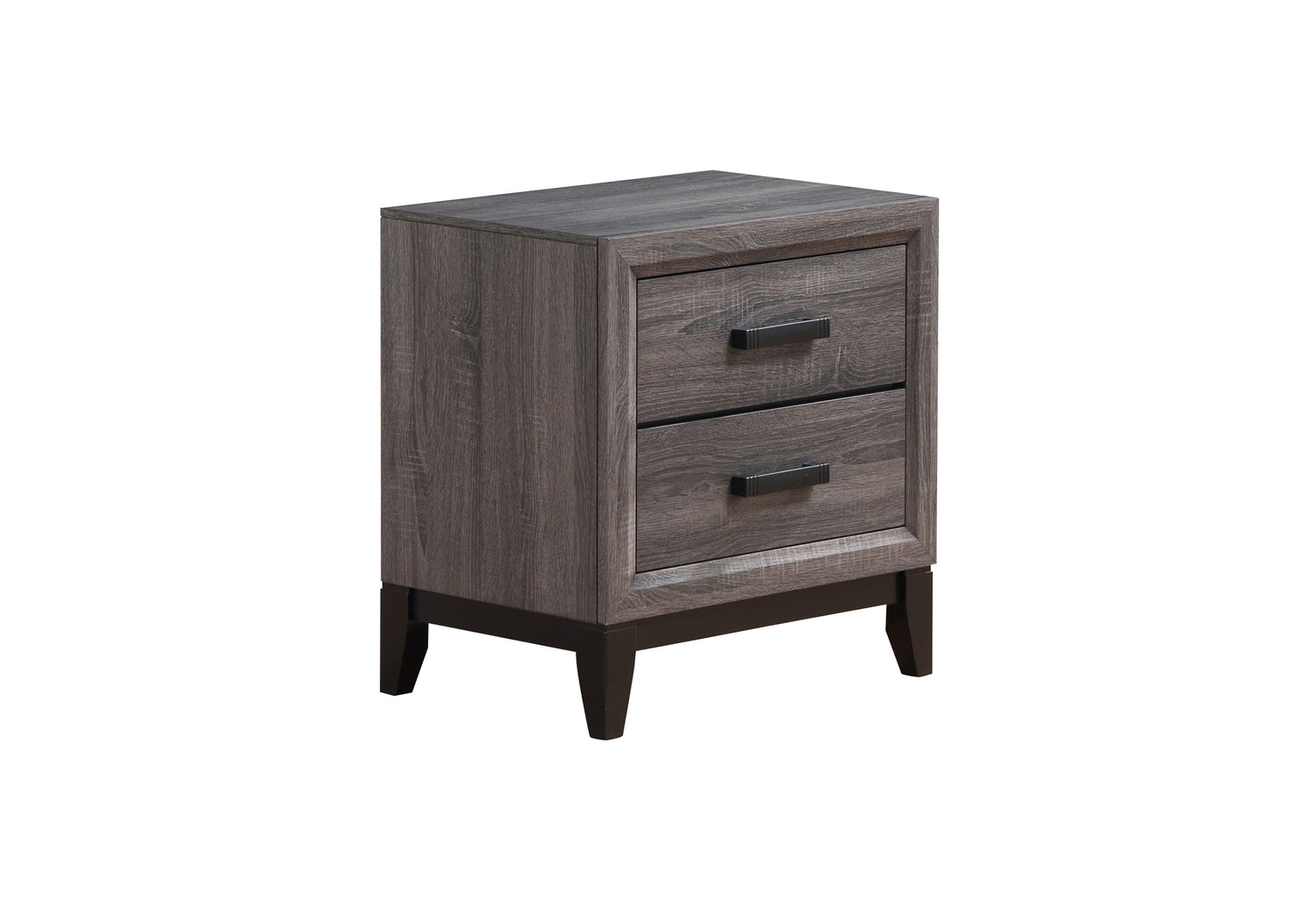 Kate Foil Grey Nightstand | Global Furniture USA - Home Elegance USA