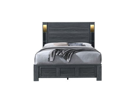 Cypress Dark Grey Queen Bed | Global - Home Elegance USA