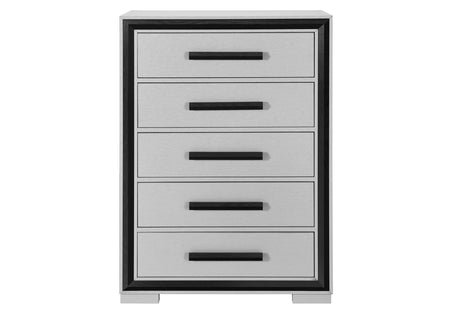 Amelia Grey Black Chest | Global