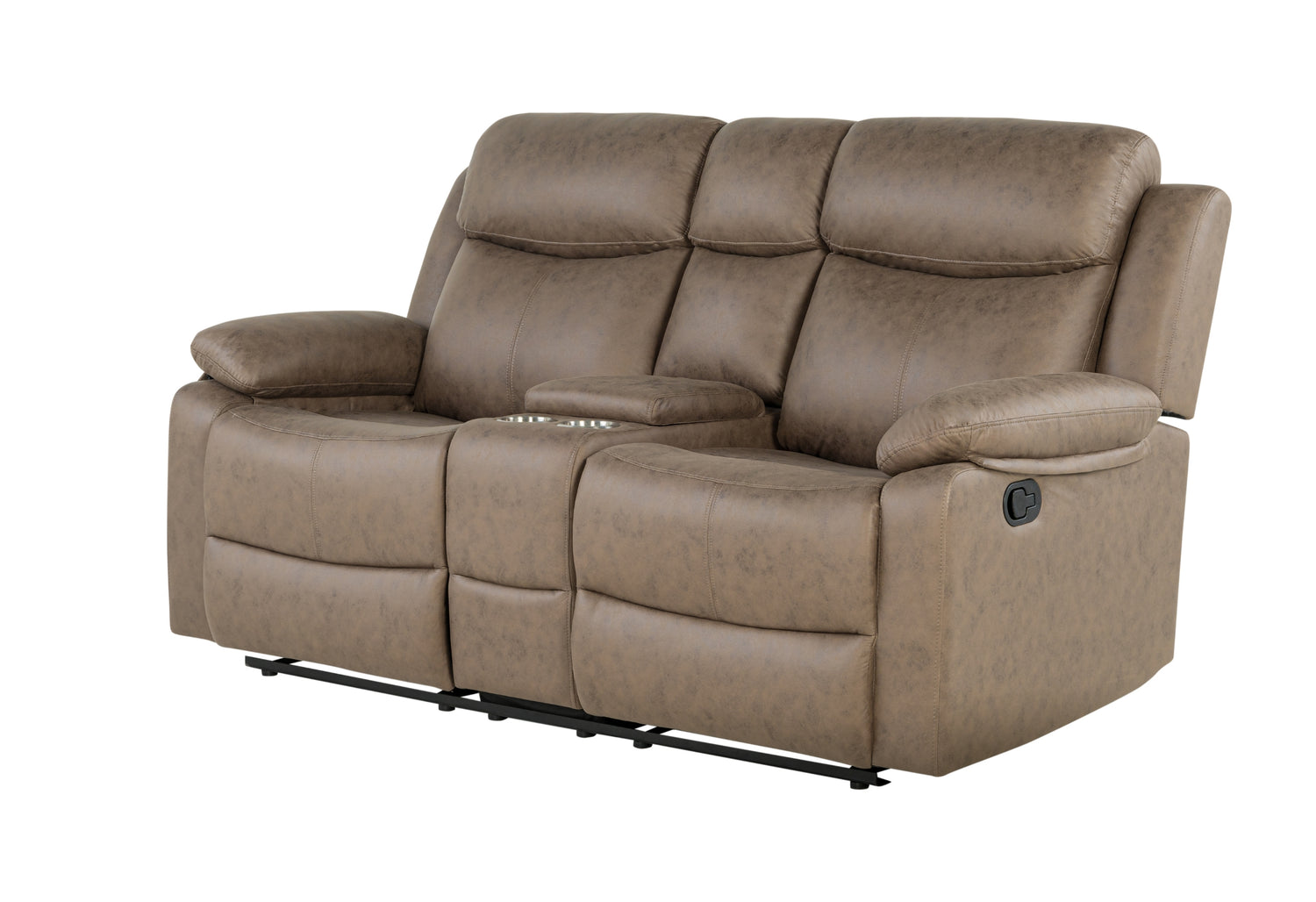 U6026 Brown Console Reclining Loveseat | Global Furniture USA - Home Elegance USA