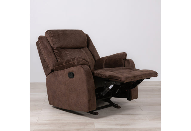 U7303 Domino Coffee Glider Recliner | Global Furniture USA