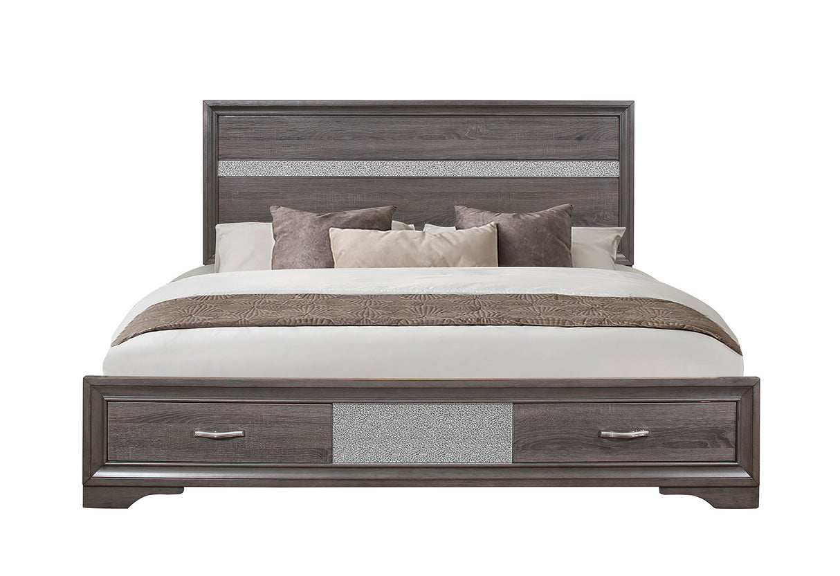 Seville Grey Full Bed | Global
