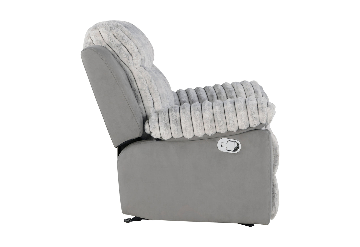 U6028 Grey Glider Recliner | Global Furniture USA