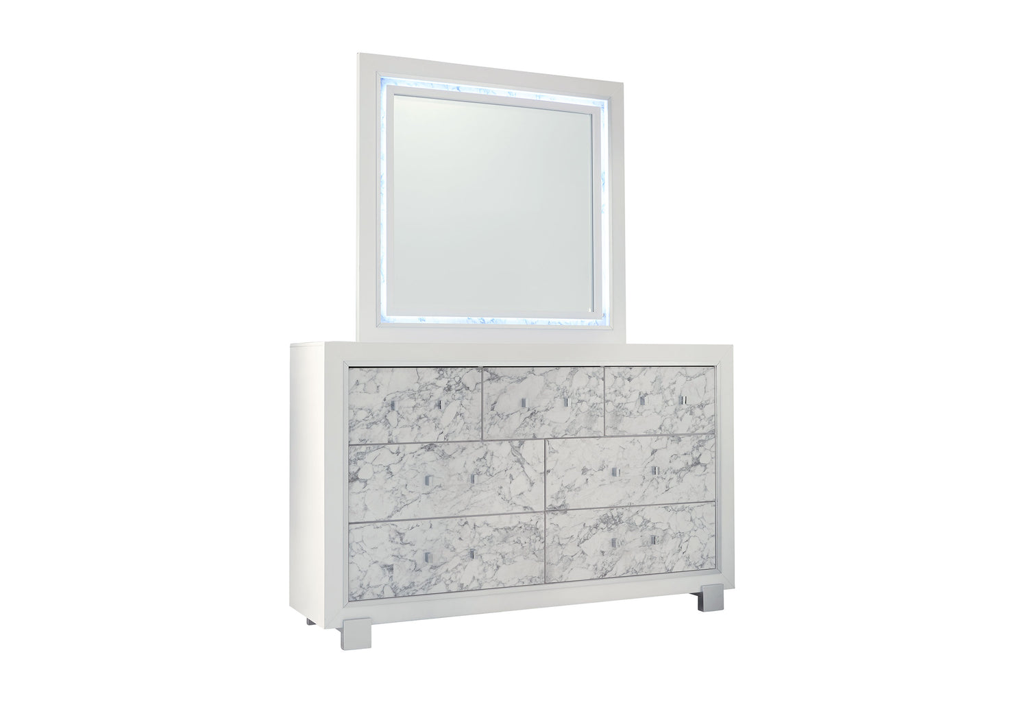 Santorini White Dresser
