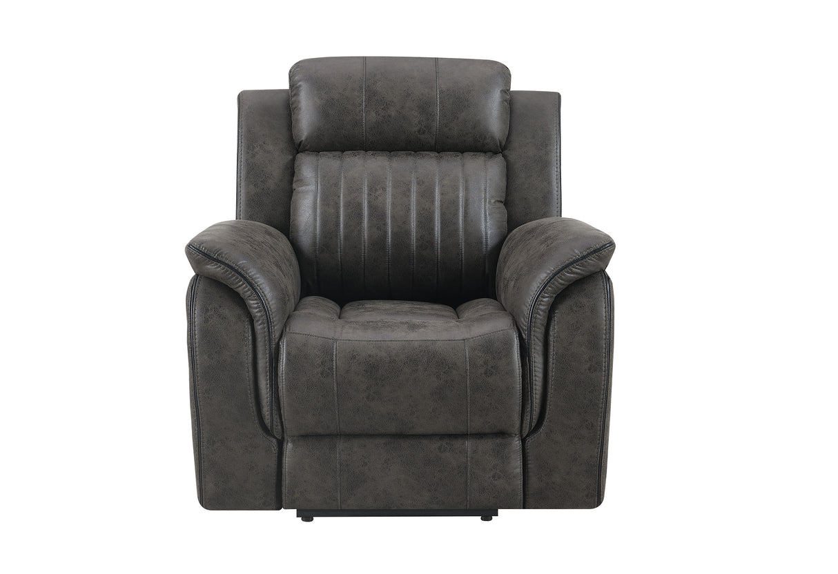 U8517 Grey Glider Recliner | Global Furniture USA