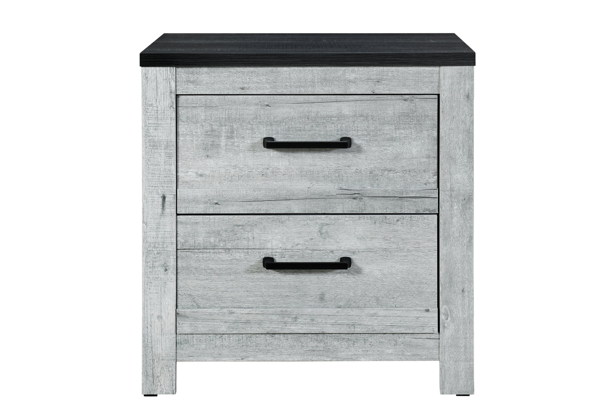 Ozark Grey Wash Nightstand | Global Furniture USA - Home Elegance USA