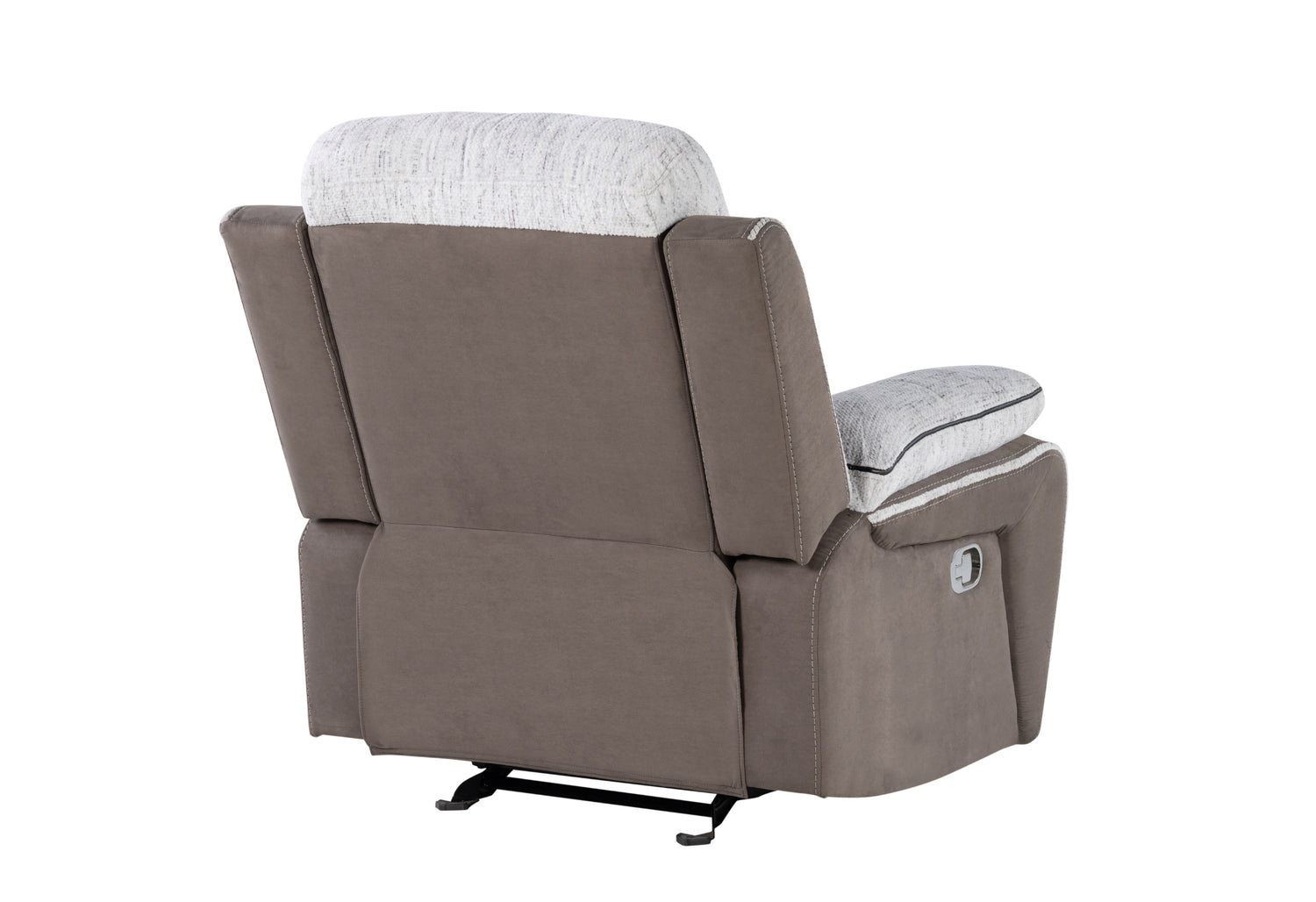 U5050 Light Grey/Dark Grey 30 Glider Recliner | Global Furniture USA