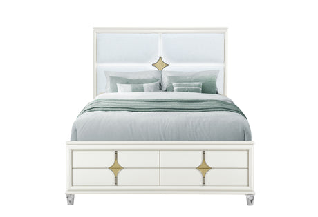Orion Gold Queen Bed | Global - Home Elegance USA