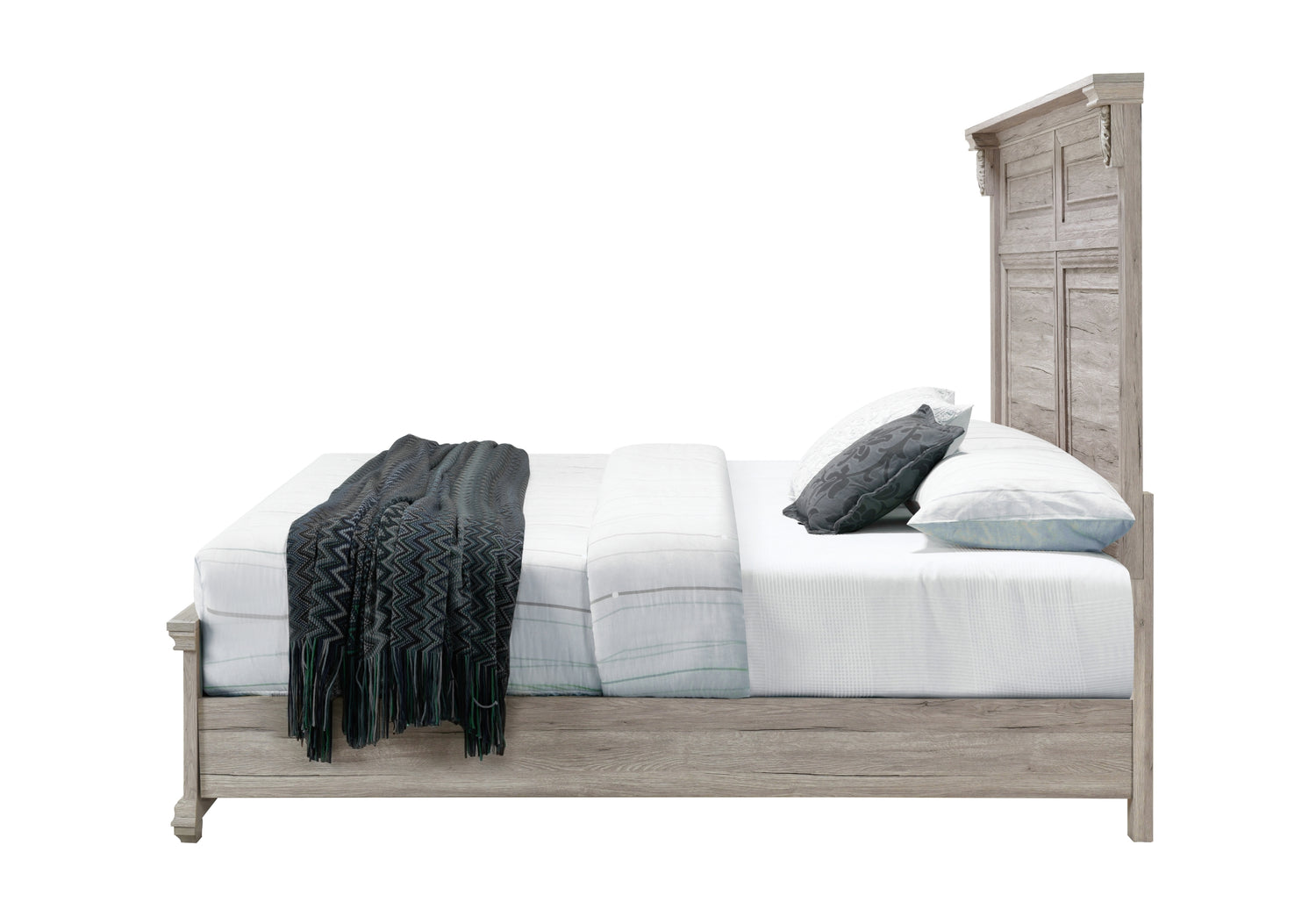 Tatum Natural Queen Bed Without Storage | Global