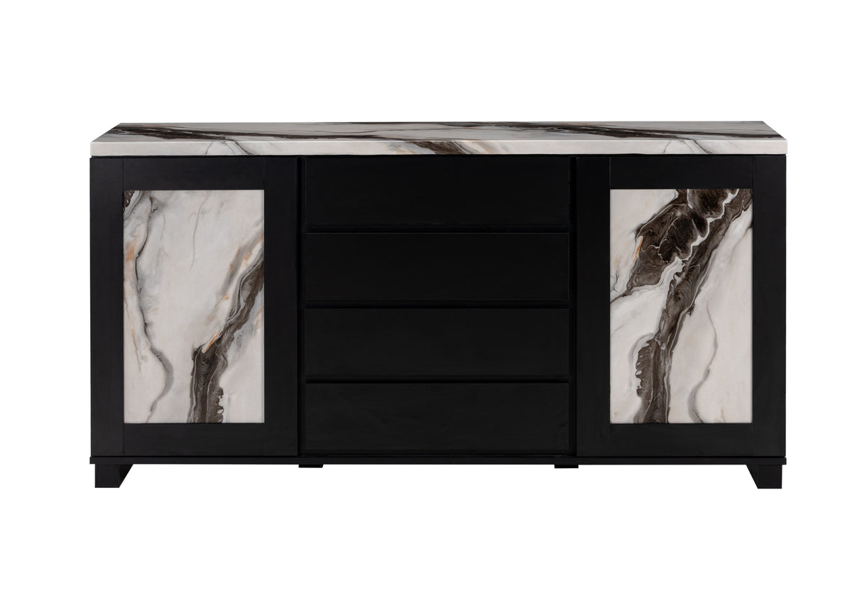 D12 Black Buffet | Global Furniture USA - Home Elegance USA