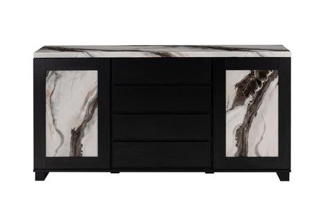 D12 Black Buffet | Global Furniture USA - Home Elegance USA