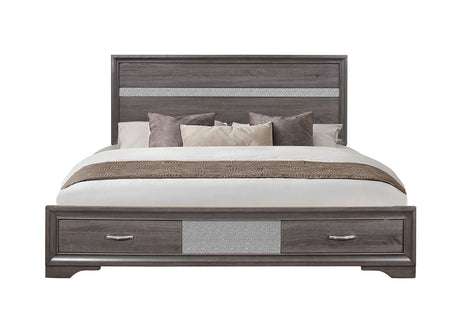Seville Grey King Bed | Global