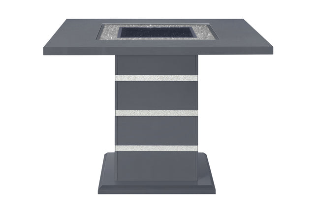 Monaco Dark Grey Bar Table - Home Elegance USA