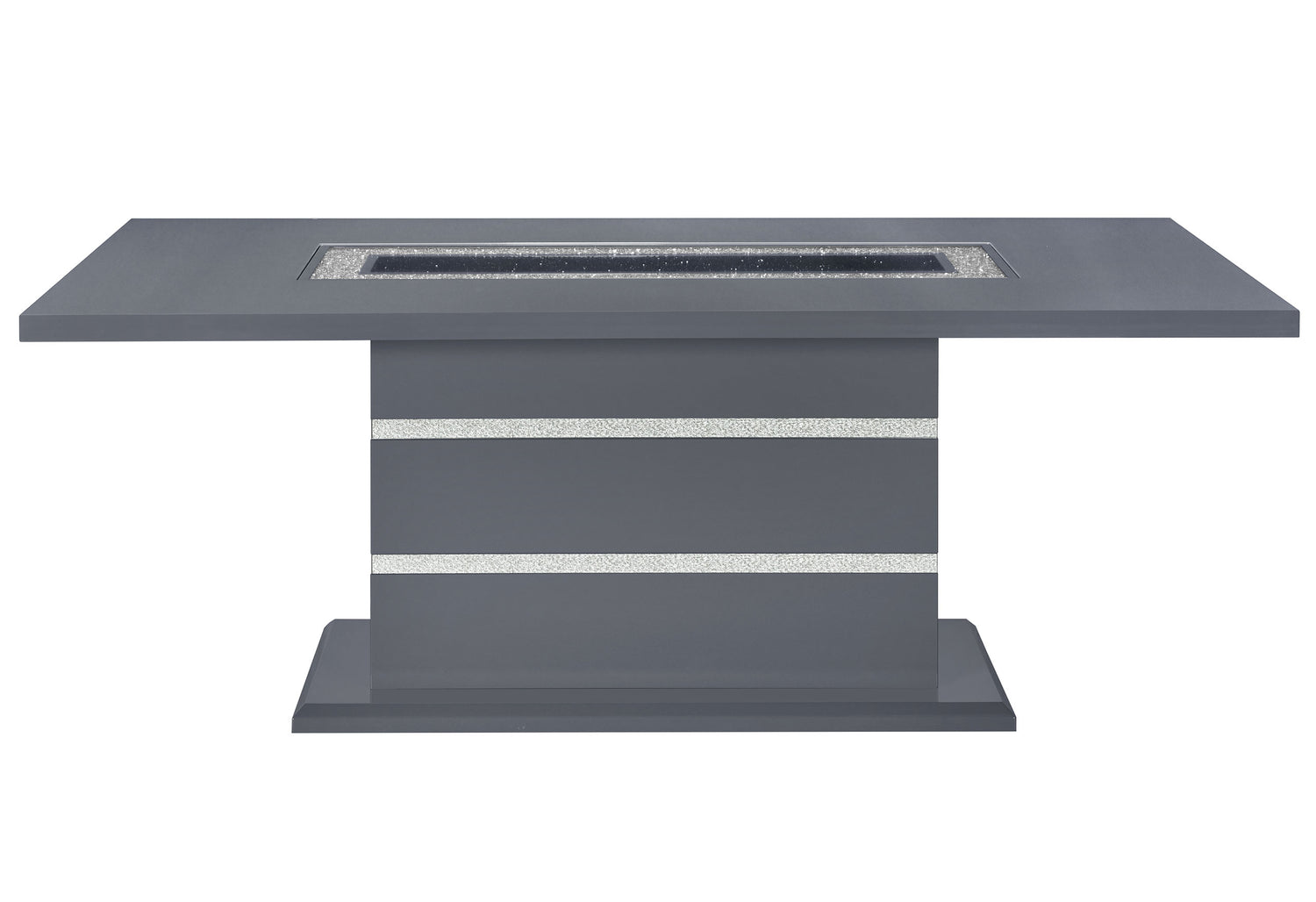 Monaco Dark Grey Dining Table | Global - Home Elegance USA