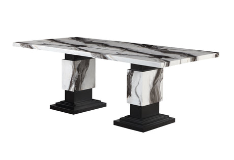 D12 Dt White/Black | Global - Home Elegance USA