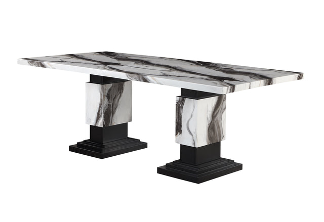 D12 Dt White/Black | Global - Home Elegance USA