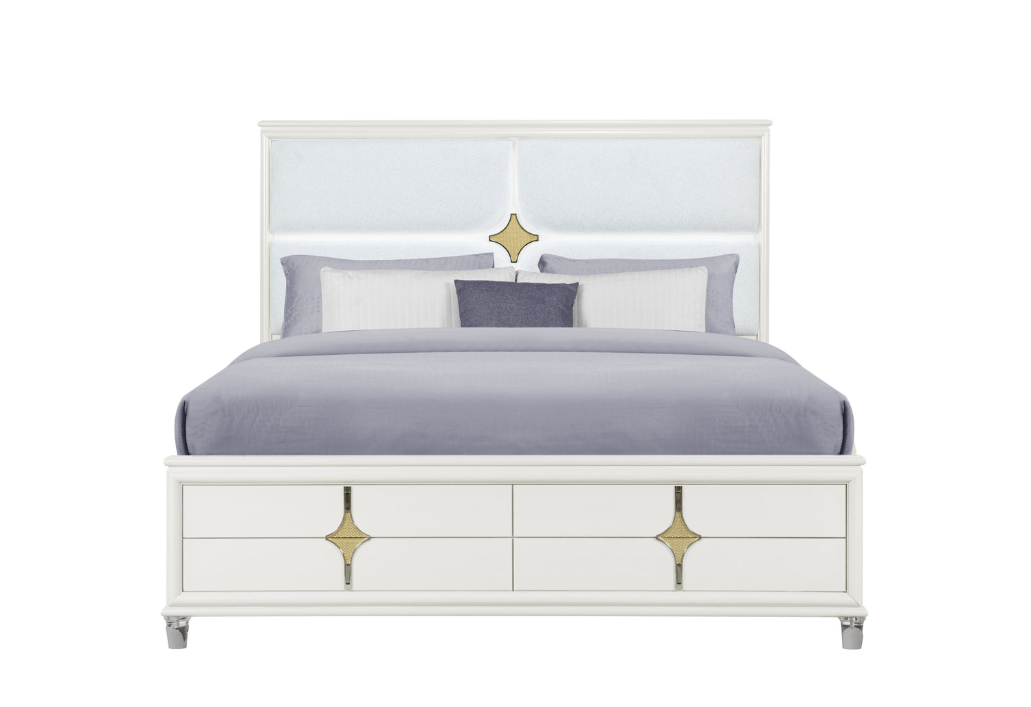 Orion Gold King Bed | Global - Home Elegance USA