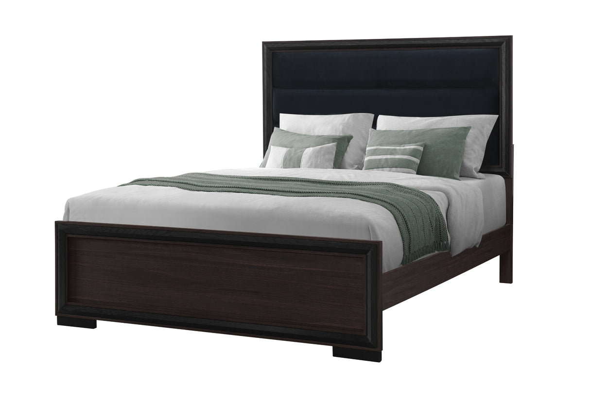 Amelia Brown Queen Bed | Global - Home Elegance USA
