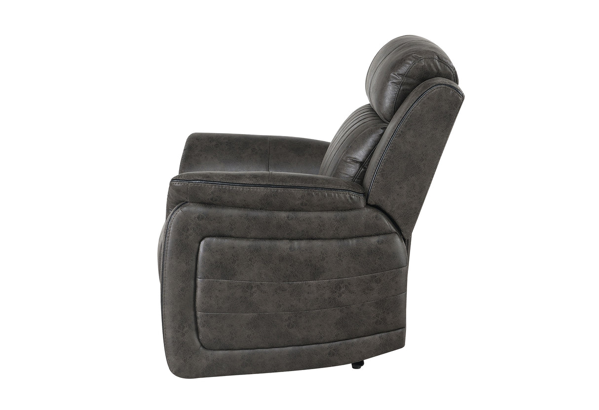 U8517 Grey Glider Recliner | Global Furniture USA