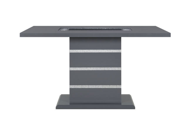 Monaco Dark Grey Rectangular Bar Table - Home Elegance USA
