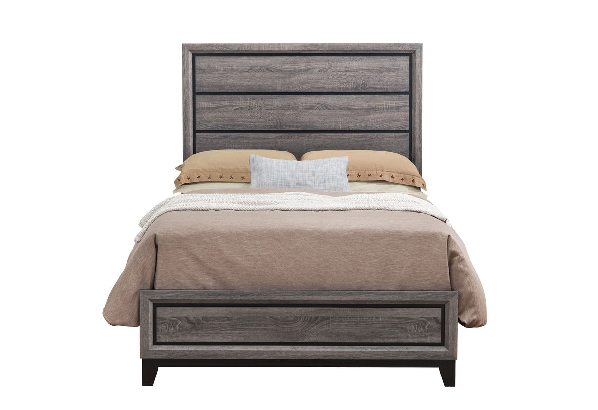 Kate Grey Full Bed | Global - Home Elegance USA