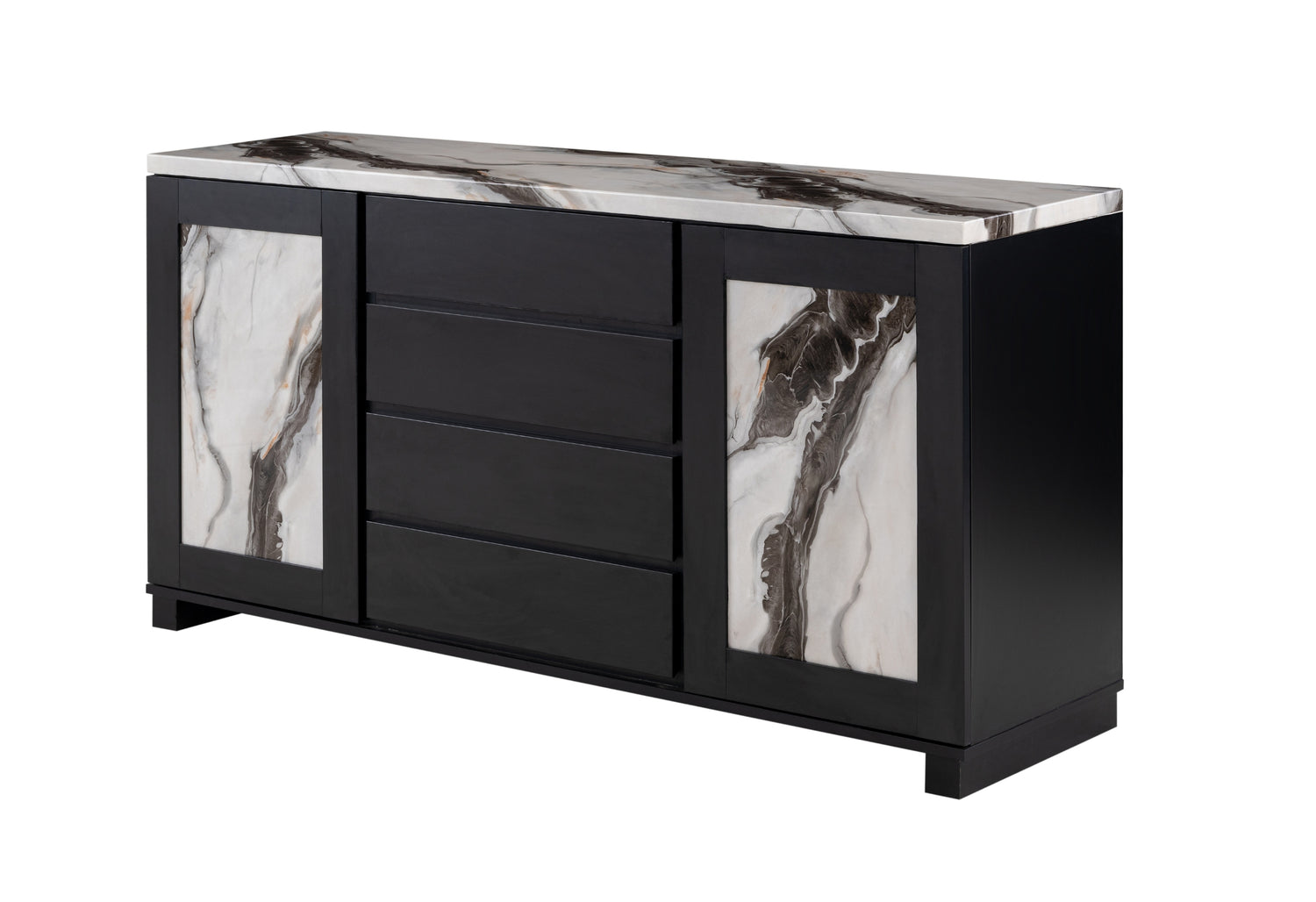 D12 Black Buffet | Global Furniture USA - Home Elegance USA