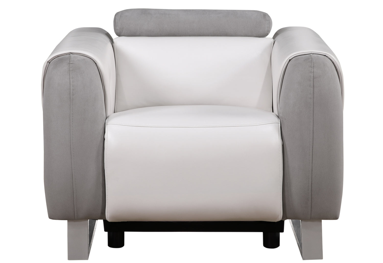 U8520 Blanche White/Grey F06 Power Recliner | Global Furniture USA