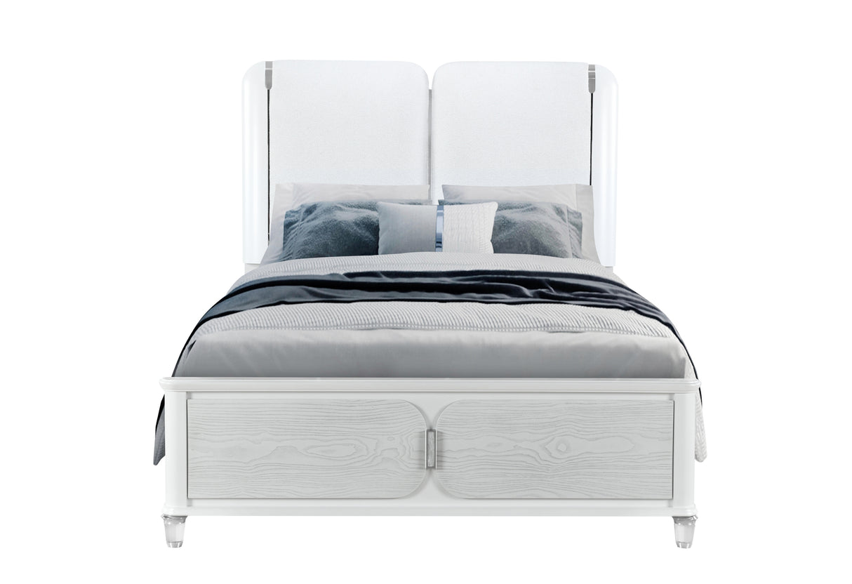 Apollo Grey Queen Bed | Global - Home Elegance USA