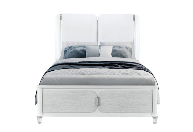 Apollo Grey Queen Bed | Global - Home Elegance USA