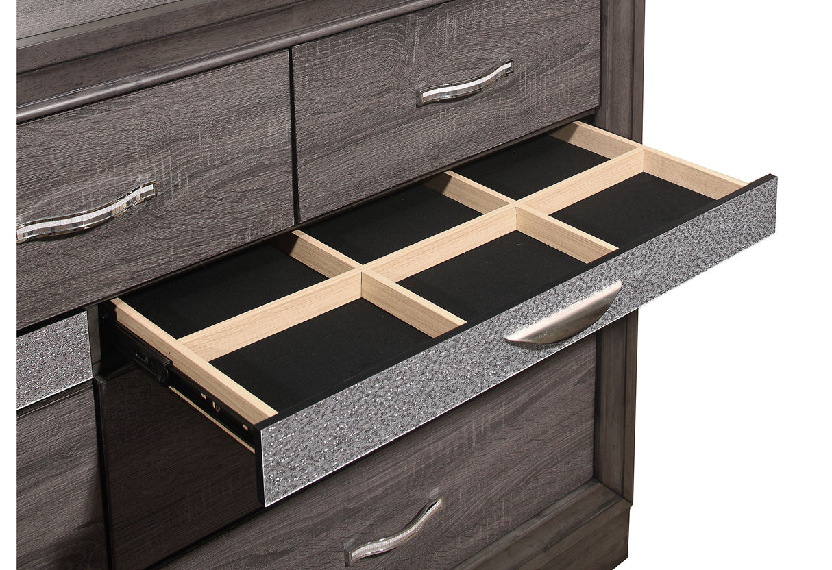Seville Grey Dresser | Global Furniture USA