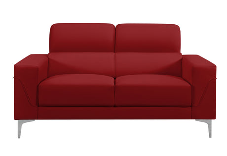 U6109 Red Loveseat  | Global Furniture USA