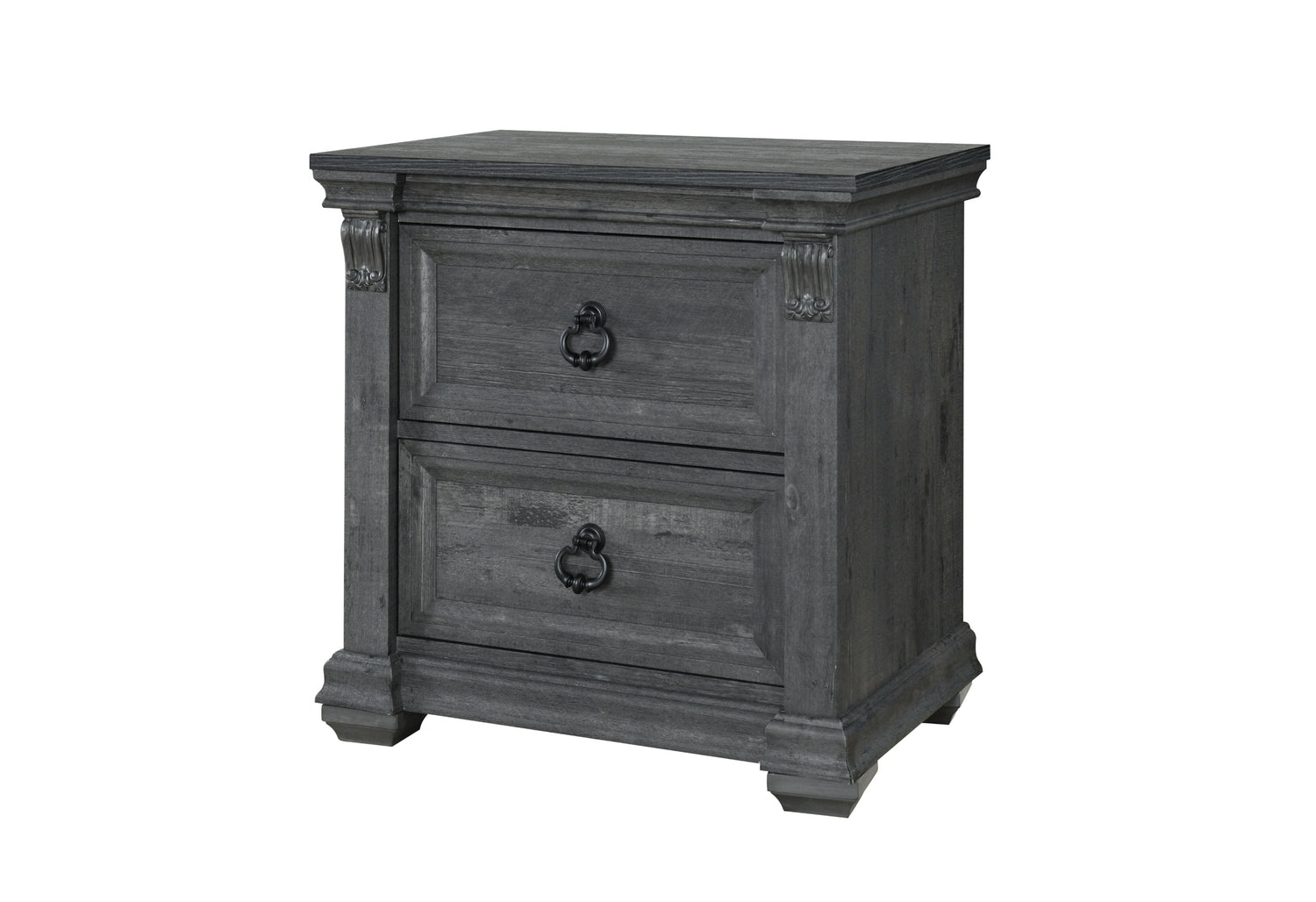 Rowan/Tatum Grey Nightstand | Global Furniture USA