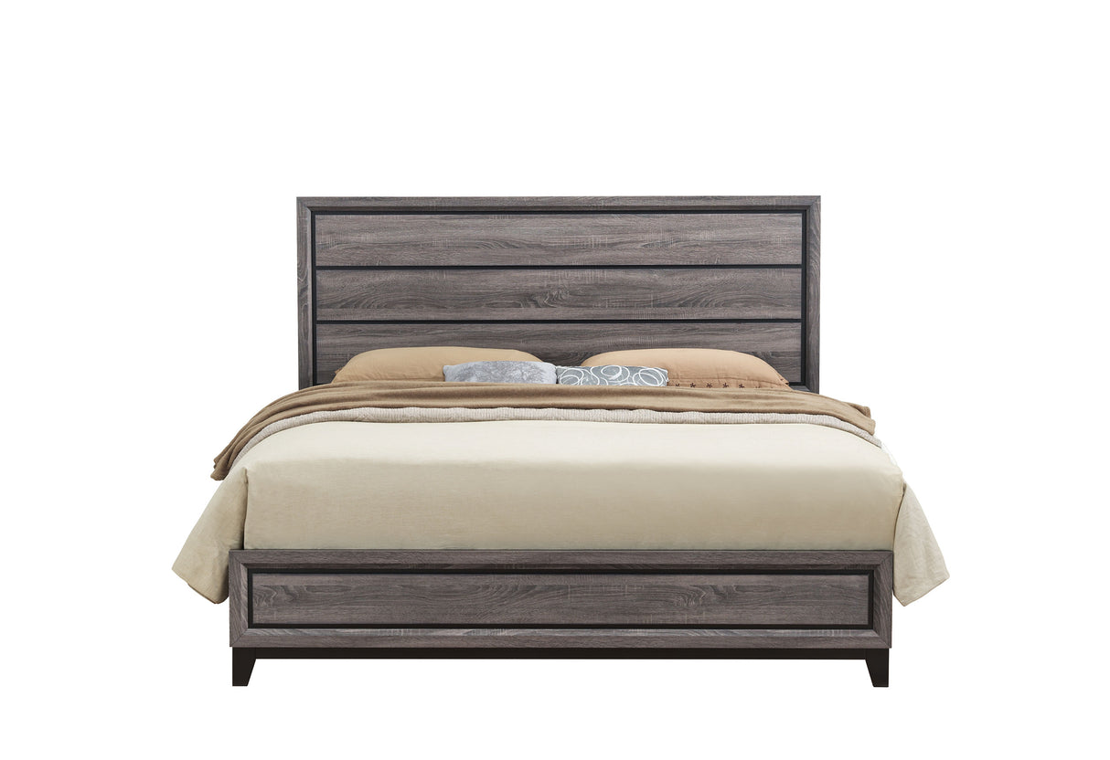 Kate Grey Full Bed Group - sold by Home Elegance USA